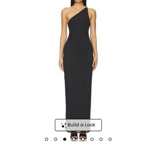 Elegant Black One-Shoulder Dress